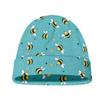 Little Bee Pattern Print Beanie