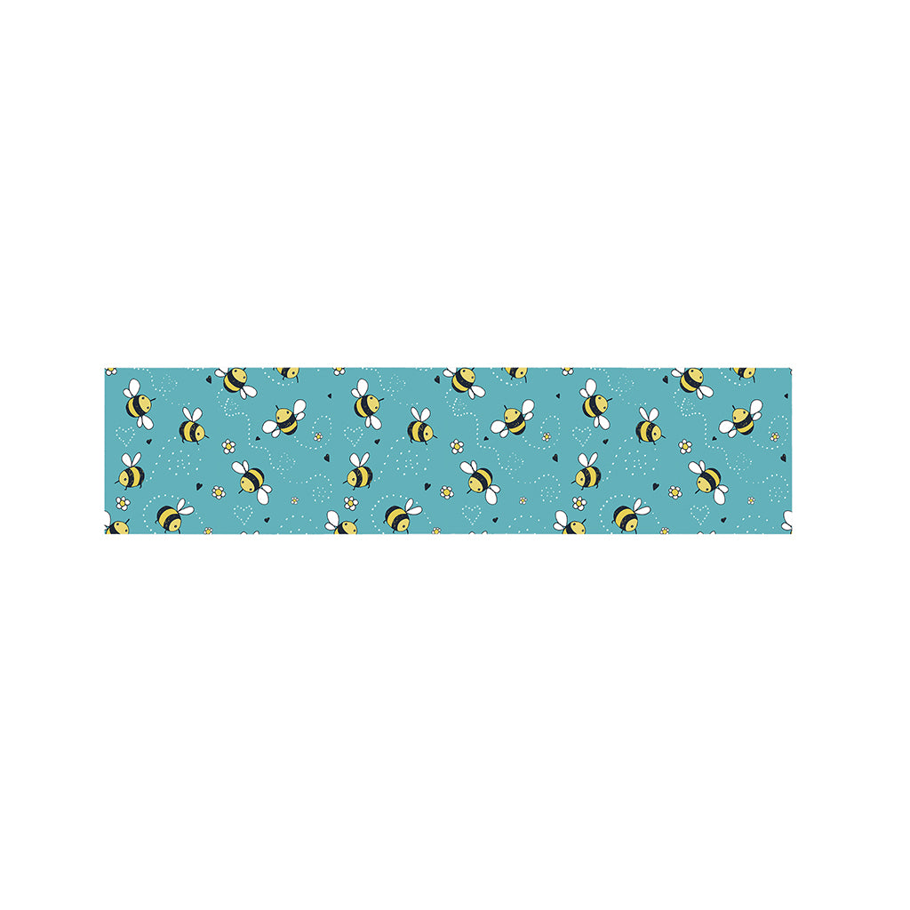 Little Bee Pattern Print Bed Runner