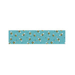 Little Bee Pattern Print Bed Runner