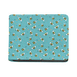Little Bee Pattern Print Bifold Wallet
