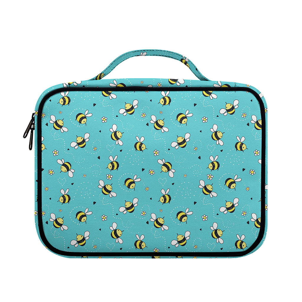 Little Bee Pattern Print Briefcase Bible Bag