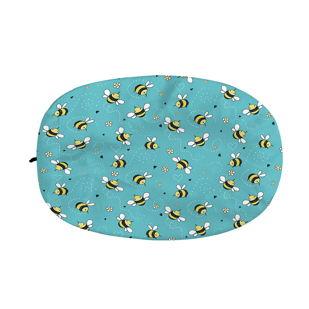 Little Bee Pattern Print Car Side Mirror Covers