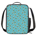Little Bee Pattern Print Crossbody Lunch Bag