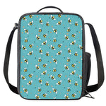 Little Bee Pattern Print Crossbody Lunch Bag