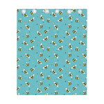 Little Bee Pattern Print Curtain