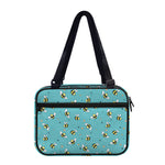 Little Bee Pattern Print Double Strap Bible Bag