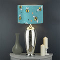 Little Bee Pattern Print Drum Lamp Shade
