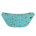 Little Bee Pattern Print Fanny Pack
