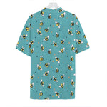 Little Bee Pattern Print Hawaiian Shirt