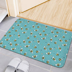 Little Bee Pattern Print Indoor Door Mat