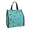 Little Bee Pattern Print Insulated Lunch Tote