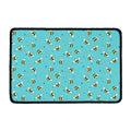 Little Bee Pattern Print Kitchen Mat
