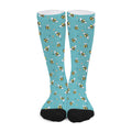 Little Bee Pattern Print Long Socks