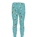 Little Bee Pattern Print Men's Leggings