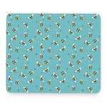Little Bee Pattern Print Mouse Pad