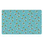 Little Bee Pattern Print Polyester Doormat