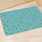 Little Bee Pattern Print Polyester Doormat