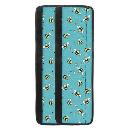 Little Bee Pattern Print Refrigerator Handle Covers