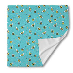 Little Bee Pattern Print Silk Bandana