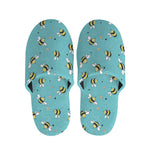 Little Bee Pattern Print Slippers