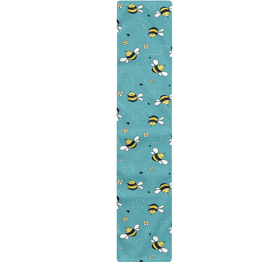 Little Bee Pattern Print Table Runner