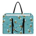 Little Bee Pattern Print Utility Tote Bag