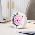 Little Breast Cancer Ribbon Print Alarm Clock