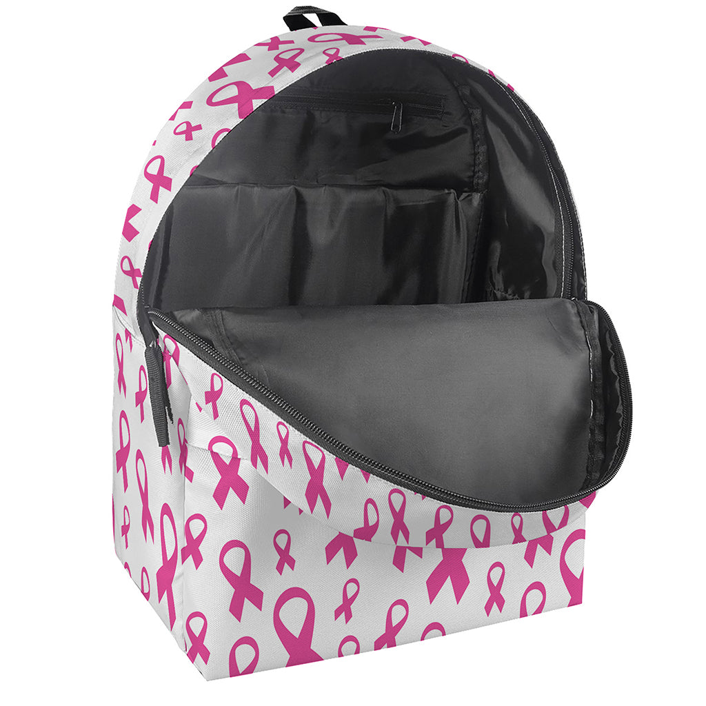 Little Breast Cancer Ribbon Print Backpack