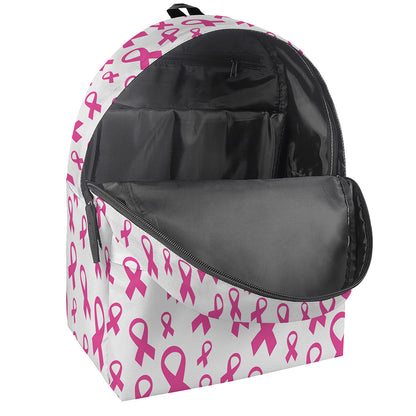 Little Breast Cancer Ribbon Print Backpack