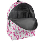 Little Breast Cancer Ribbon Print Backpack