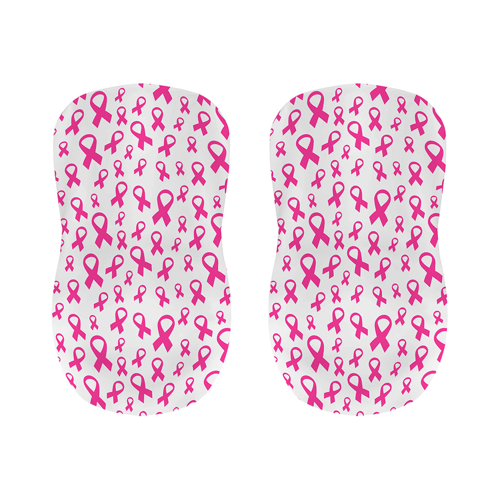 Little Breast Cancer Ribbon Print Bar Stool Covers