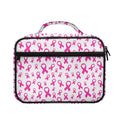 Little Breast Cancer Ribbon Print Briefcase Bible Bag
