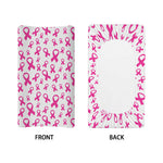 Little Breast Cancer Ribbon Print Changing Pad Cover