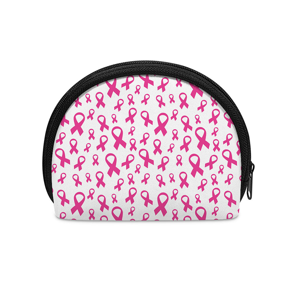 Little Breast Cancer Ribbon Print Coin Purse