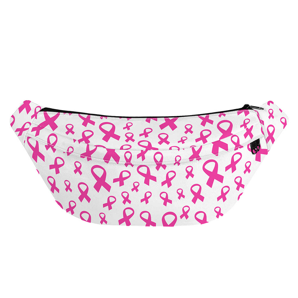 Little Breast Cancer Ribbon Print Fanny Pack