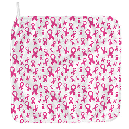 Little Breast Cancer Ribbon Print Hand Towel