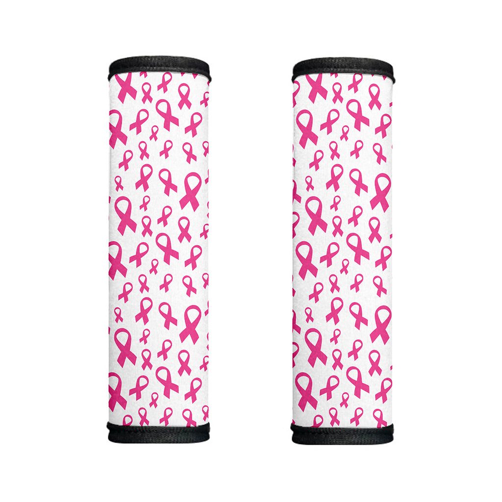 Little Breast Cancer Ribbon Print Handle Covers