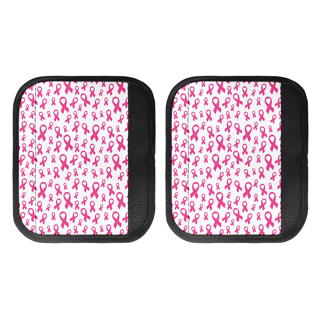 Little Breast Cancer Ribbon Print Handle Covers