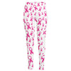 Little Breast Cancer Ribbon Print High-Waisted Pocket Leggings