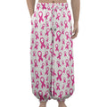 Little Breast Cancer Ribbon Print Lantern Pants