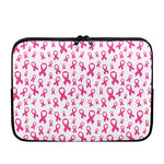 Little Breast Cancer Ribbon Print Laptop Sleeve
