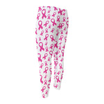 Little Breast Cancer Ribbon Print Men's Compression Pants