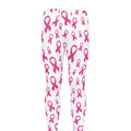 Little Breast Cancer Ribbon Print Men's Leggings