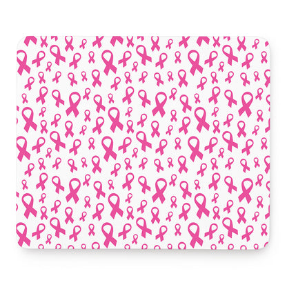 Little Breast Cancer Ribbon Print Mouse Pad