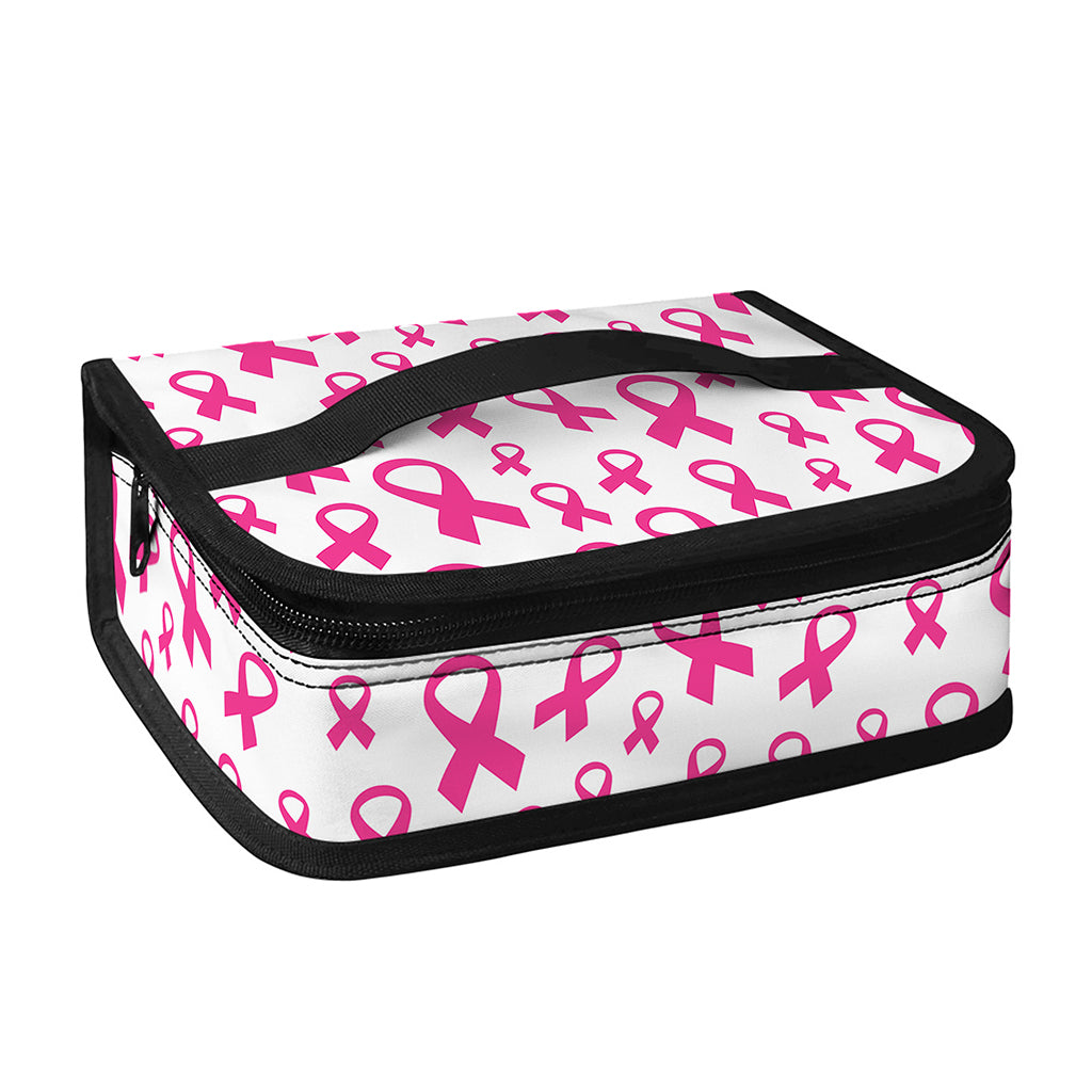 Little Breast Cancer Ribbon Print Small Lunch Bag