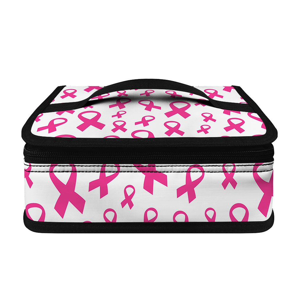 Little Breast Cancer Ribbon Print Small Lunch Bag