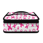 Little Breast Cancer Ribbon Print Small Lunch Bag