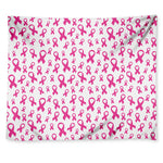 Little Breast Cancer Ribbon Print Tapestry