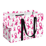 Little Breast Cancer Ribbon Print Utility Tote Bag