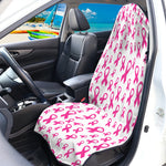 Little Breast Cancer Ribbon Print Waterproof Car Seat Cover